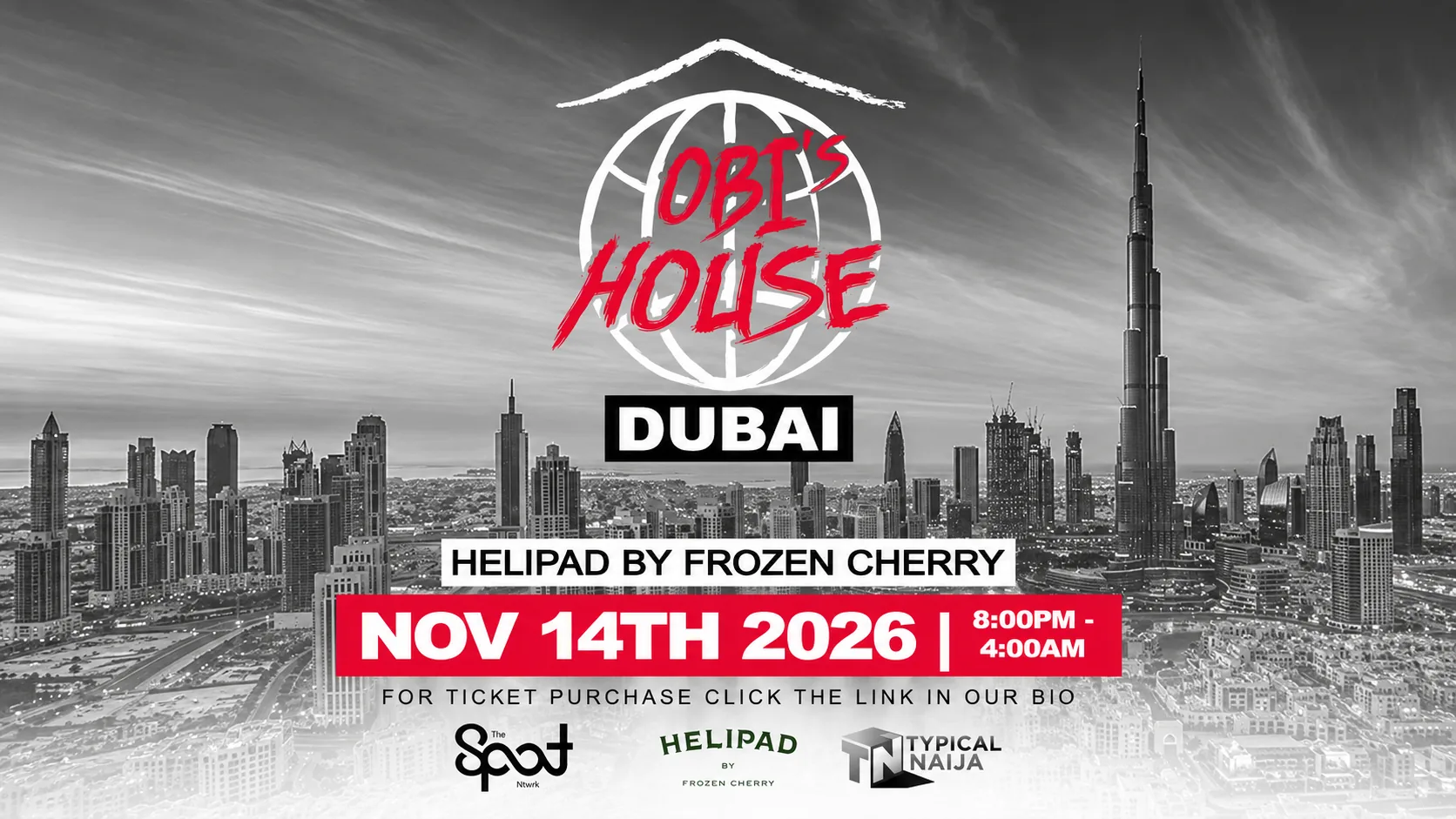 Obi's House Lagos Coming to Dubai — Vol 4 event artwork